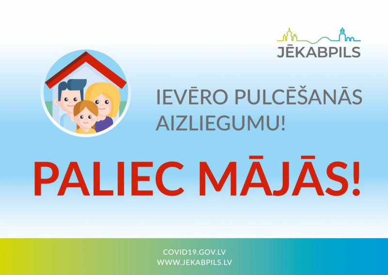 Informācija iedzīvotājiem par COVID-19 ierobežojošajiem pasākumiem