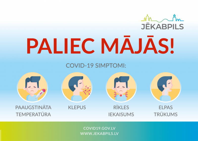 Informācija iedzīvotājiem par COVID-19 ierobežojošajiem pasākumiem