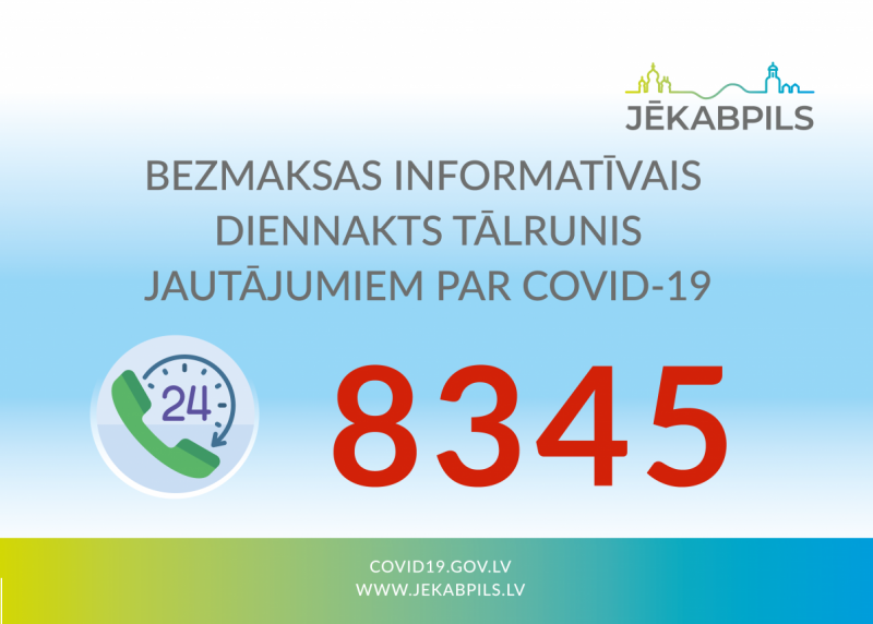 Informācija iedzīvotājiem par COVID-19 ierobežojošajiem pasākumiem