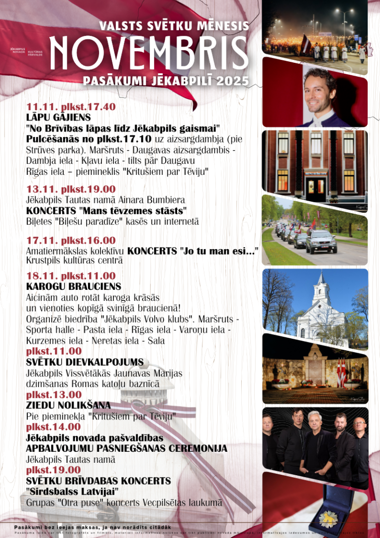 Novambra svētku pasākumi