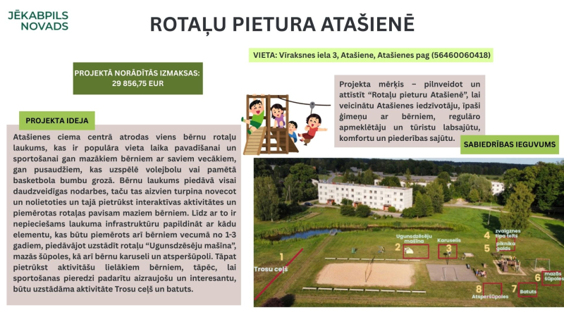 Rotaļu pietura Atašienē