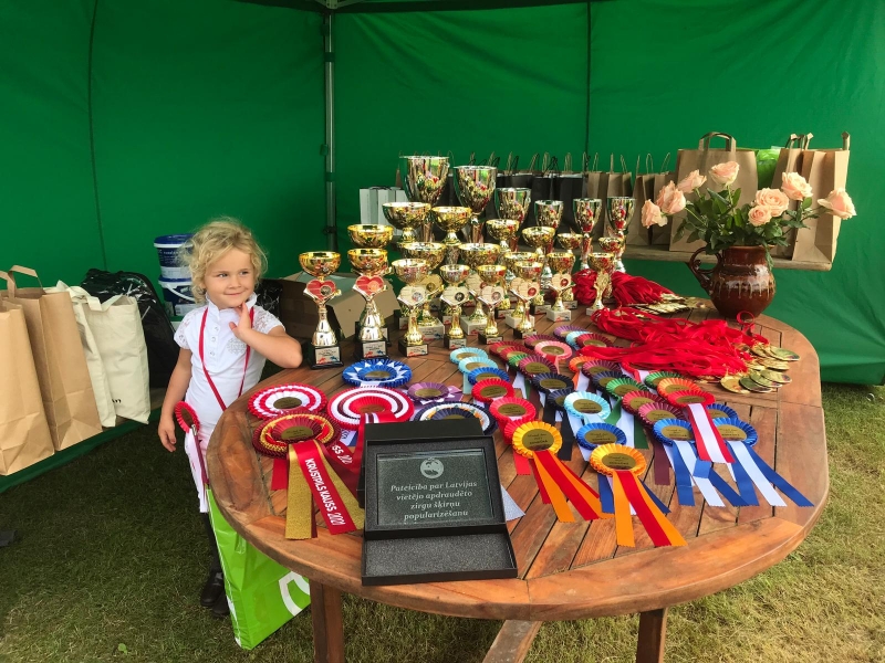 Šarlote pie balvu galda