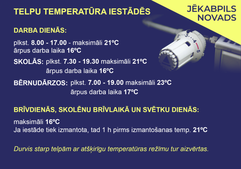energotaupības pasākumi
