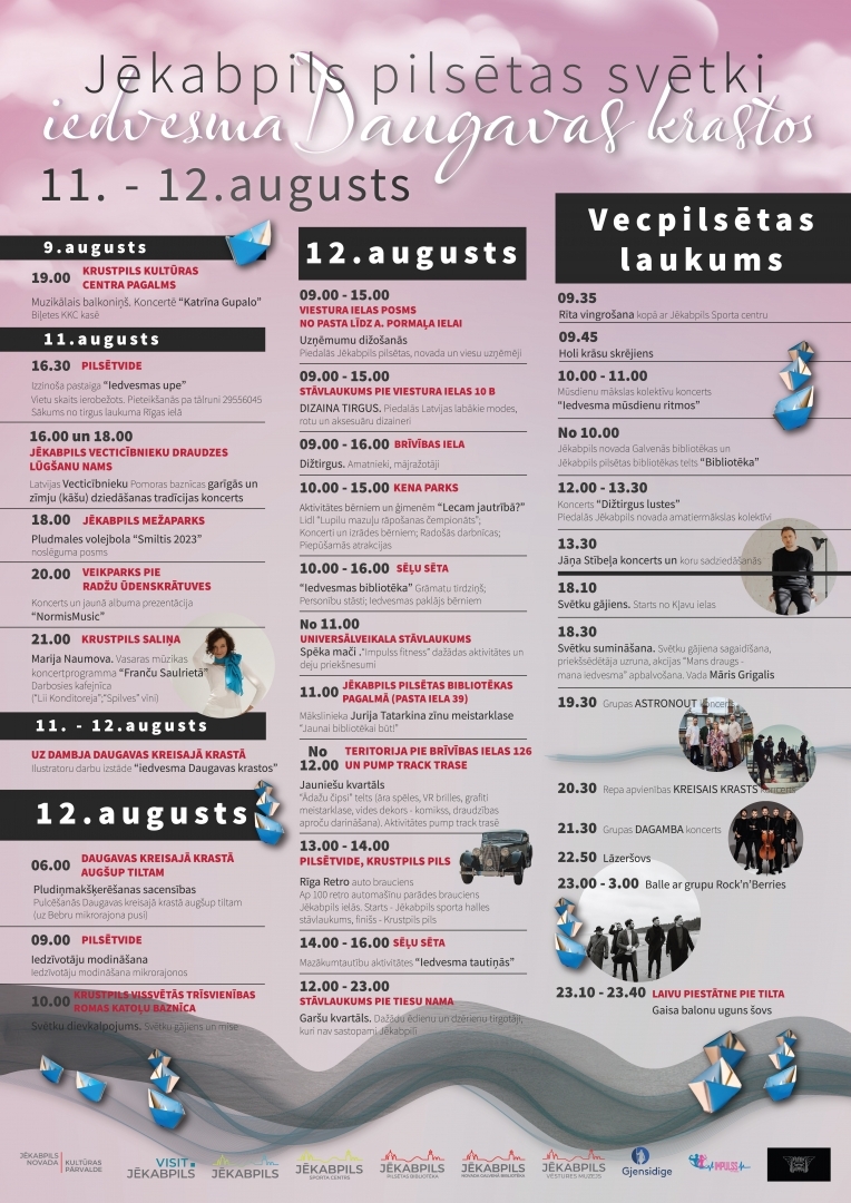 Pilsētas svētku programma (uz.03.08.2023.)