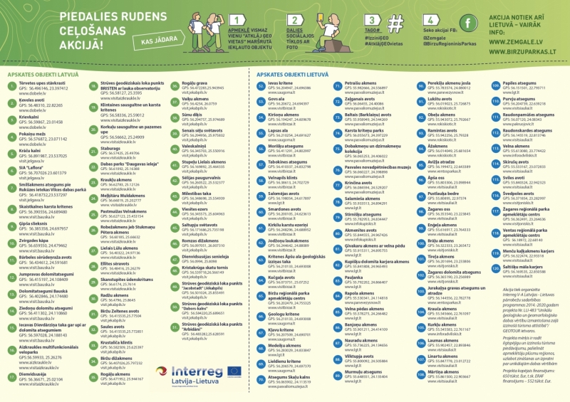 Akcijas kartes leģenda