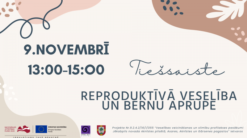 tiešsaistes lekcija afiša