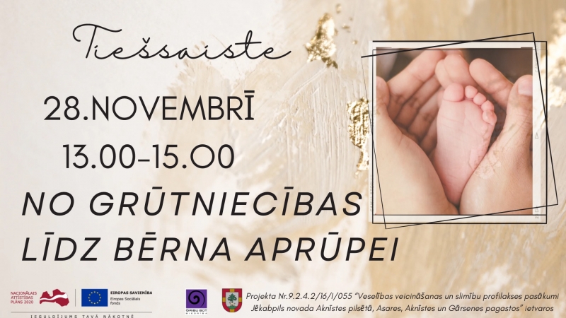 afiša bezmaksas lekcija grūtniecēm 