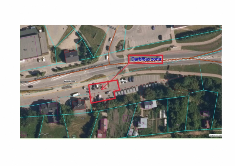 Laukuma ierobežojošā darba zona