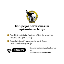 ziņo par pārkāpumiem