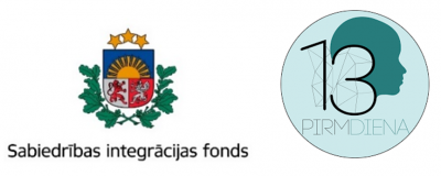 13. pirmdiena projekta logo