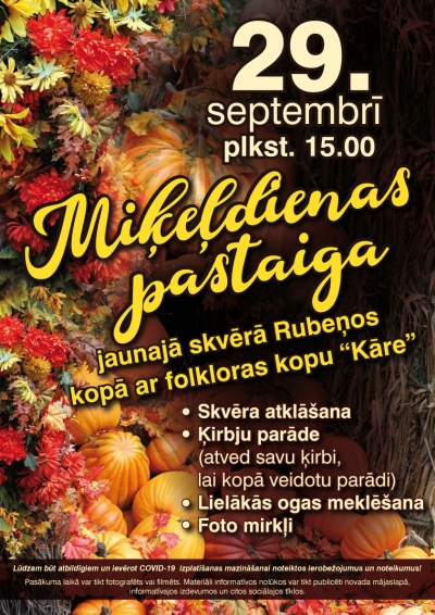 Miķeļdienas pastaiga - plakāts