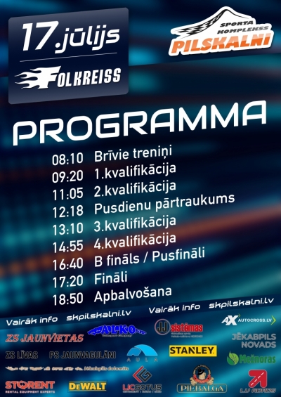 Programma 17. jūlijam