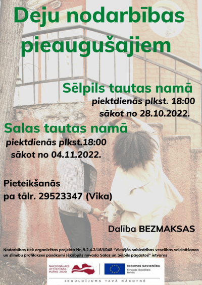 Deju nodarbības_afiša
