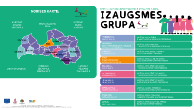 izaugsmes grupa karte