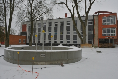 Jēkabpils Valsts ģimnāzija pārbūves procesā