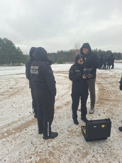 Drona apmācības pašvaldības policistiem