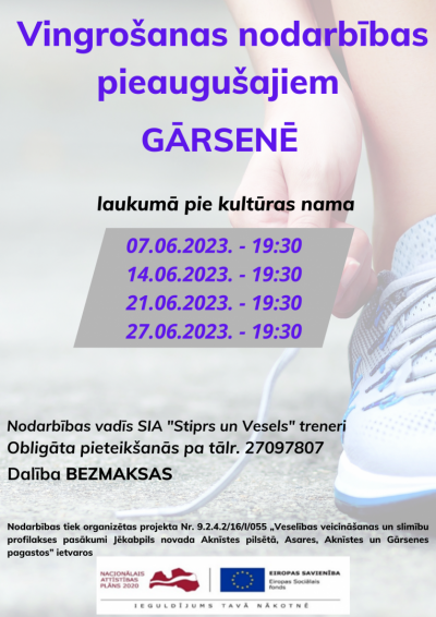 Vingrošana Gārsenē