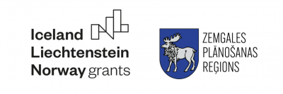 Zemgales plānošanas reģiona un Īslandes Liktenšteinas Norvēģijas grantu logo