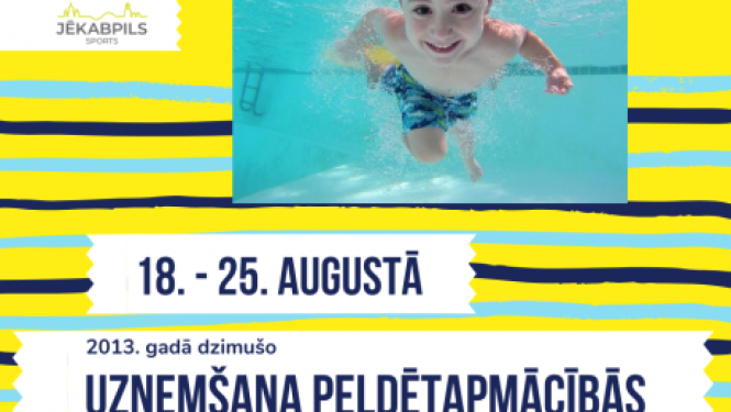 Aicina pieteikties peldētapmācībām