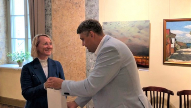 Jēkabpili apmeklē biedrības “Culturelab” pārstāvji un Eiropas Parlamenta deputāte Dace Melbārde