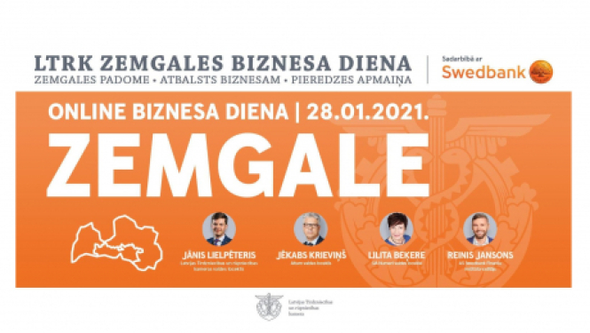 Tiešsaistē notiks LTRK Zemgales Biznesa diena
