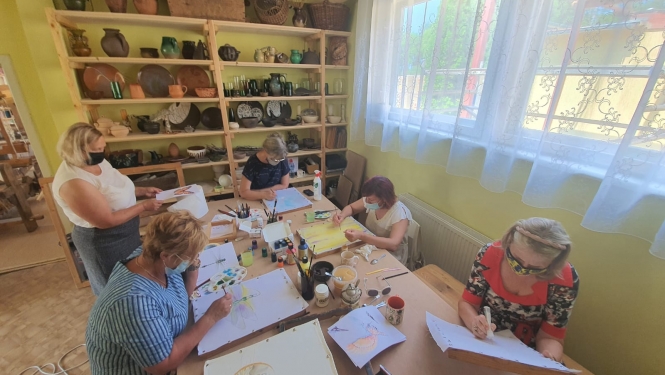 Amatniecības centrā "Māzers" nodarbība