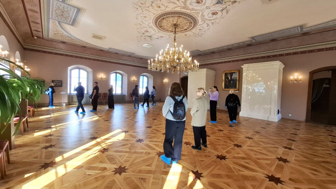 Krustpils pils zāle