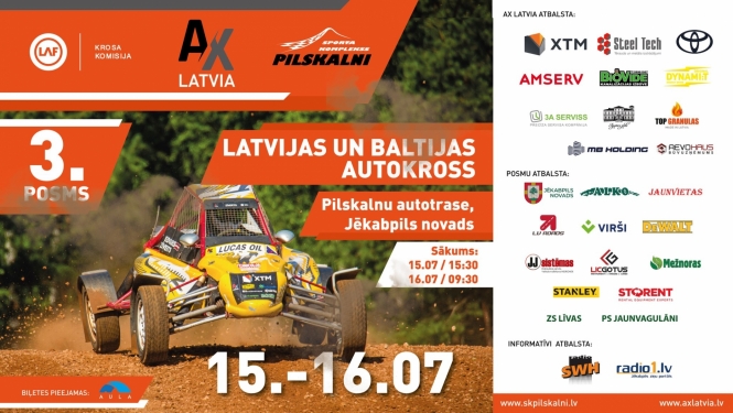 Afiša auto sacensībām