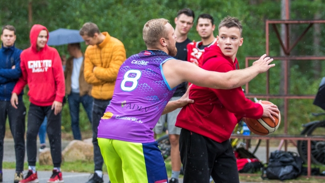 Skats no 3x3 sacensībām