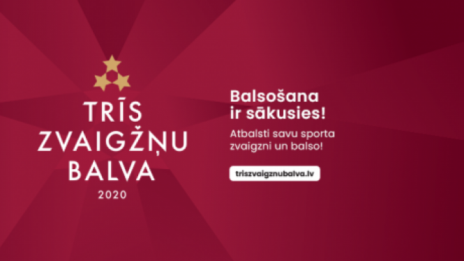 Jēkabpils pilsētas pašvaldība ir izvirzīta “TRĪS ZVAIGŽŅU BALVA 2020” nominācijā “GADA SPORTA PAŠVALDĪBA”