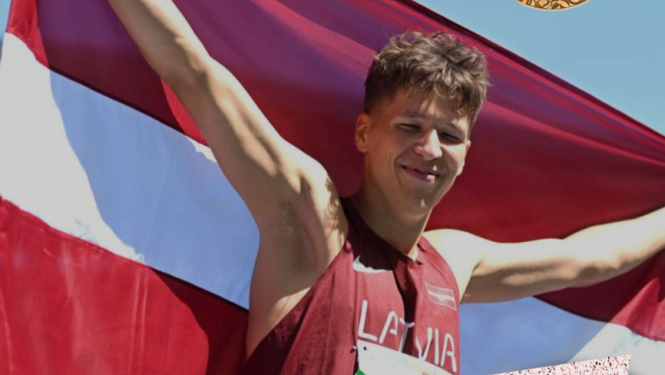 Jēkabpilietis Daniels Ģiedris izcīna bronzas medaļu Skopje, Maķedonijā.