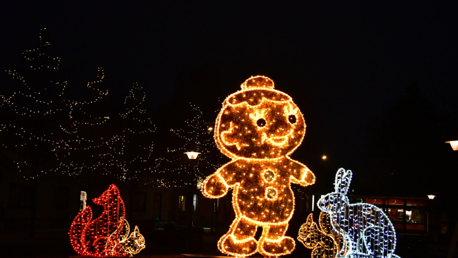 Ziemassvētku noformējums Kraukšķītis