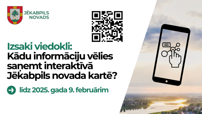 Aptaujas uzsaukuma plakāts