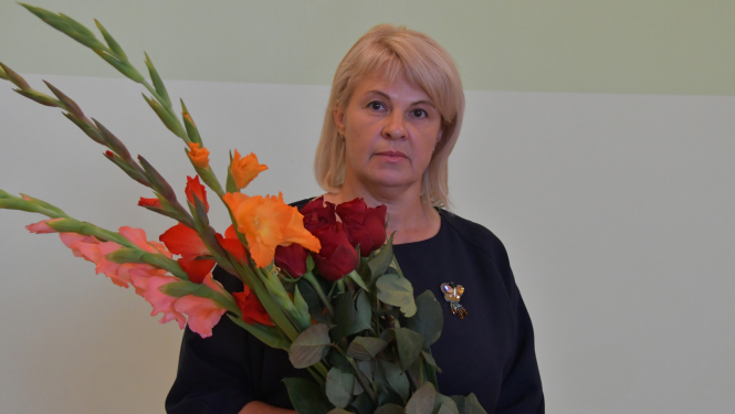 Zasas vidusskolas direktore Svetlana Sasko