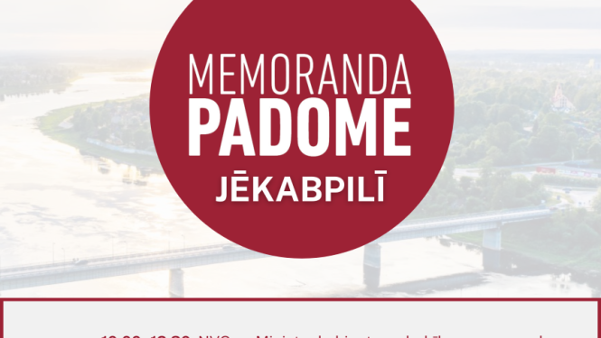 Memoranda padomes sēdes plakāts 03.09.2025