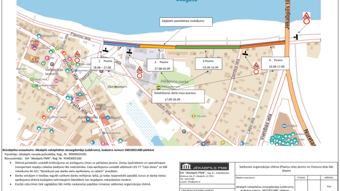 Satiksmes organizācijas shēma