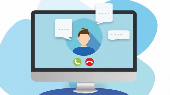 ilustrācija - attālinātais ierēdnis