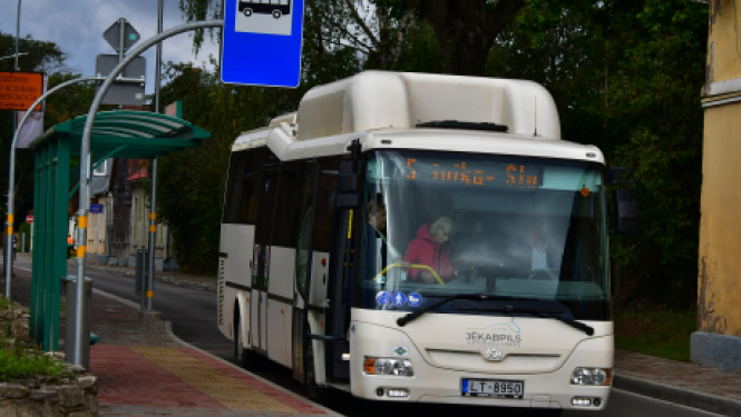 Informācija par sejas masku izmantošanu Jēkabpils sabiedriskajā transportā