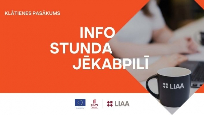 Info stundas plakāts