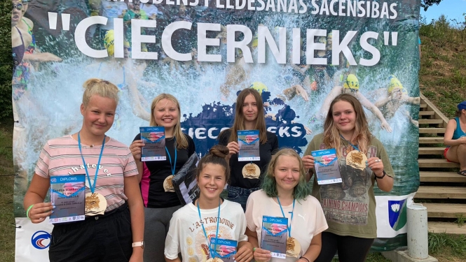 Sacensību dalībnieku foto