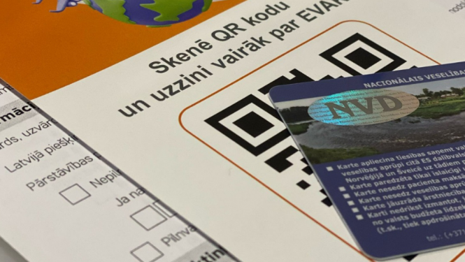 EVAK karte ilustratīvs attēls