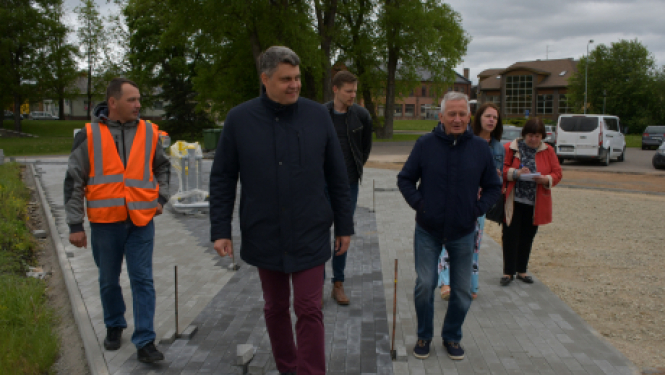 Būvdarbi skeitparka un trenažieru laukumā norit veiksmīgi