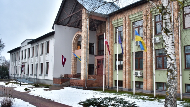 Jēkabpils novada pašvaldības ēka Rīgas iela 150 A Jēkabpils