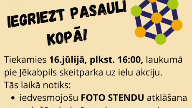 Iegriezt pasauli kopā!