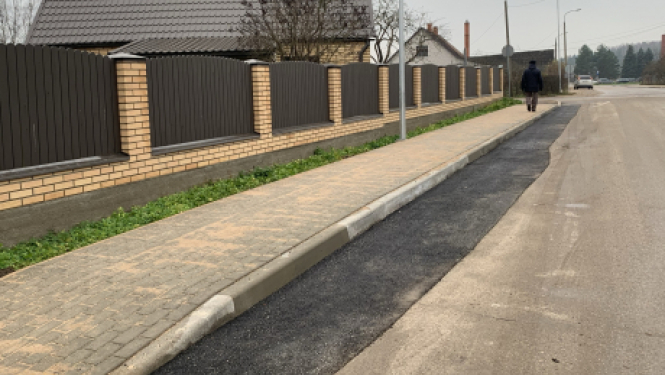 Jēkabpilī labiekārtotas vairākas gājēju ietves