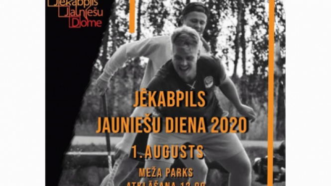Mežaparkā notiks Jēkabpils Jauniešu diena