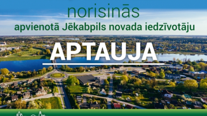 Vēl līdz 21.februārim aicinām piedalīties apvienotā Jēkabpils novada iedzīvotāju aptaujā!