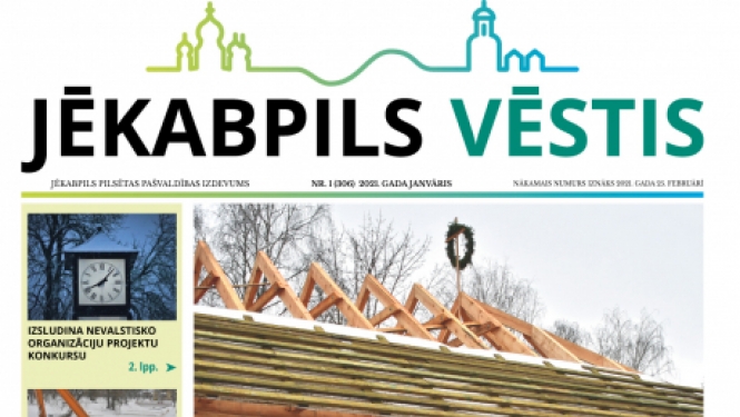 29.janvārī iznācis informatīvais izdevums " Jēkabpils Vēstis"