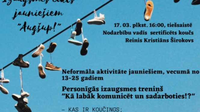 Izaugsmes cikls jauniešiem “Augšup!”