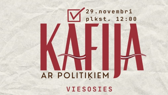 afiša - kafija ar politķiem